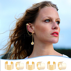 50Pcs 304 Stainless Steel Ear Cuff Findings&nbsp;STAS-UN0055-97