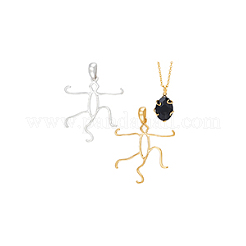 925 Sterling Silver Hollow Charms Cabochon Settings&nbsp;STER-BC0002-37