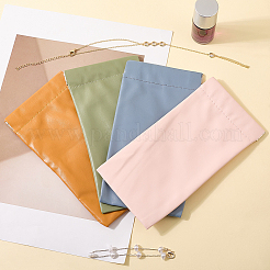 4Pcs 4 Colors Rectangle PU Leather Glasses Case&nbsp;ABAG-CL0001-07