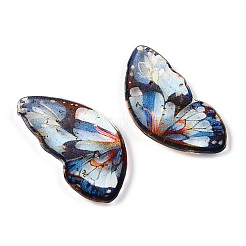 Epoxy Resin Butterfly Wings Cabochons&nbsp;CRES-N035-02D