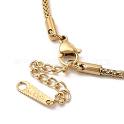 Ion Plating(IP) 304 Stainless Steel Satellite Chain Bracelet for Women&nbsp;BJEW-G667-11G