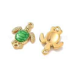 304 Stainless Steel Enamel Connector Charms&nbsp;STAS-L316-01G