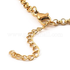 201 Stainless Steel Link Bracelet for Women&nbsp;BJEW-D062-01B