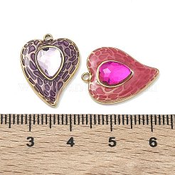 304 Stainless Steel Enamel Pendants&nbsp;STAS-F345-03G