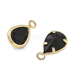 Brass Pave Cubic Zirconia Charms&nbsp;CU-CBABEB3-04G