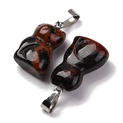 Natural Mahogany Obsidian Pendants&nbsp;G-B127-08P-06