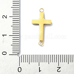 Ion Plating(IP) 304 Stainless Steel Crystal Rhinestone Connector Charms&nbsp;X-STAS-Z065-02G-02