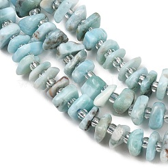 Natural Larimar Beads Strands&nbsp;GG-CBA3A44-B05-01