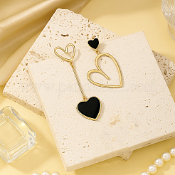 3 Pairs 3 Colors Alloy Dangle Stud Earrings&nbsp;EJEW-GO0003-05