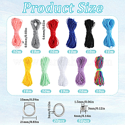 DIY Woven Web/Net Bracelets Making Findings Kit&nbsp;DIY-SC0027-95