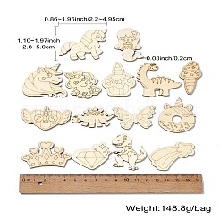Unfinished Wood Cutouts&nbsp;WOOD-CJC0001-17