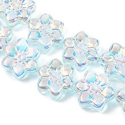 Electroplate Glass Beads Strands&nbsp;EGLA-P069-02A-AB03