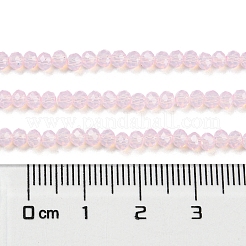 Baking Paint Transparent Glass Beads Strands&nbsp;DGLA-A034-J2mm-B04