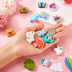 14Pcs 14 Style Food Grade Eco-Friendly Silicone Beads&nbsp;SIL-TA0001-58