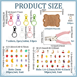 DIY Keychain Making Kits&nbsp;DIY-PH0034-22