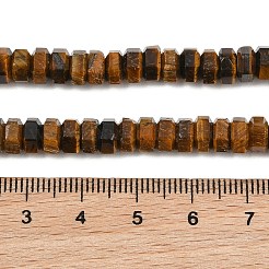 Natural Tiger Eye Beads Strands&nbsp;G-G317-A27-3X6MM