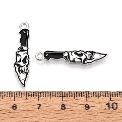 Halloween Theme Alloy and Enamel Pendants&nbsp;ENAM-T021-30A-01