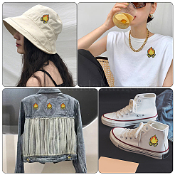 20Pcs Polyester Clothing Patches&nbsp;PATC-CY0001-40