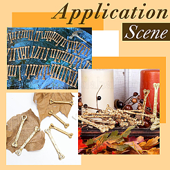 20Pcs 2 Styles Resin Bone Display Decoration&nbsp;AJEW-SC0031-45A