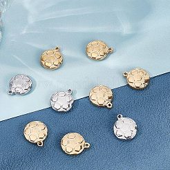 20Pcs 2 Colors 304 Stainless Steel Charms&nbsp;STAS-SC0004-22