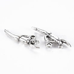 Tibetan Style Alloy Pendants&nbsp;TIBEP-N008-071AS-RS