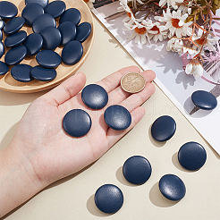 30Pcs Imitation Leather Snap Bottons&nbsp;BUTT-NB0001-90C