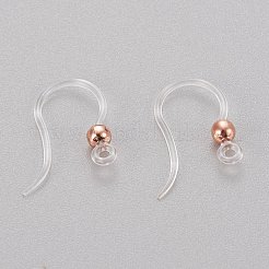 Eco-Friendly Plastic Earring Hooks&nbsp;STAS-K203-03RG