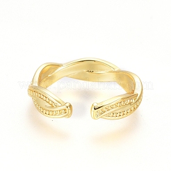 Brass Cuff Toe Rings&nbsp;RJEW-G100-14G