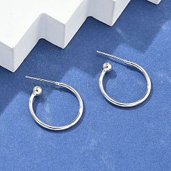 Brass Stud Earrings&nbsp;EJEW-L245-001P