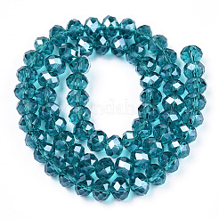Electroplate Glass Beads Strands&nbsp;LS-EGLA-A034-T1mm-A33