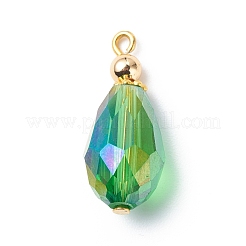 Electroplate Glass Pendants&nbsp;PALLOY-JF01905