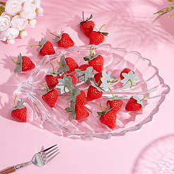 20Pcs Foam Simulated Strawberry Model&nbsp;DJEW-GF0001-97