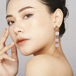 10Pcs Rhombus Brass Stud Earring Findings&nbsp;KK-AR0004-04