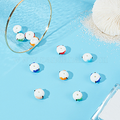 12Pcs 6 Colors Handmade Bumpy Lampwork Beads&nbsp;LAMP-SC0001-09