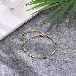 Ion Plating(IP) 304 Stainless Steel Cable Chain Bracelets&nbsp;BJEW-JB05655
