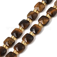Natural Tiger Eye Beads Strands&nbsp;GG-CBA96AE-A04-6x6mm