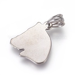 Tarnish Resistant 304 Stainless Steel Pendants&nbsp;STAS-E449-18P