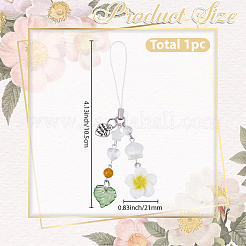 1Pc Alloy Polyester Mobile Straps&nbsp;AJEW-BM0001-22A