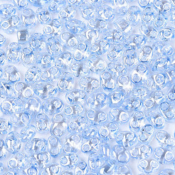 Transparent Colours Luster Glass Seed Beads&nbsp;SEED-N008-09A