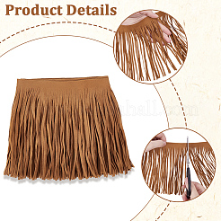 1Pc Suede Fabric Tassels Ribbon&nbsp;OCOR-GF0005-60B-03
