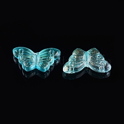 Electroplate Transparent Glass Beads&nbsp;X-EGLA-L027-E