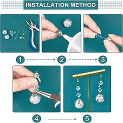 30Pcs 3 Style 201 Stainless Steel and 10Pcs 304 Stainless Steel Bead Cap Pendant Bails&nbsp;STAS-UN0029-64