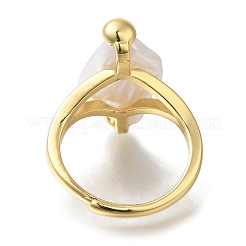 Rack Plating Brass Finger Rings for Women&nbsp;RJEW-C112-02G