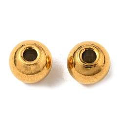 304 Stainless Steel Smooth Round Spacer Beads&nbsp;STAS-M006-01A-G