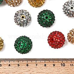Christmas Theme Resin Rhinestone Beads&nbsp;RESI-L049-01