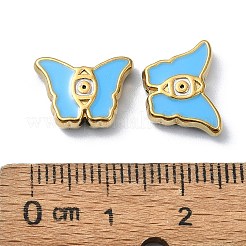 Ion Plating(IP) 304 Stainless Steel Enamel Beads&nbsp;STAS-Q318-09B