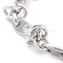 Non-Tarnish 304 Stainless Steel Link Chain Bracelet for Men Women&nbsp;LS-BJEW-Z011-21P