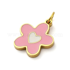 304 Stainless Steel Enamel Charms&nbsp;STAS-E550-71G-04