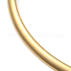 PVD Vacuum Plating 202 Stainless Steel Wire Choker Necklace&nbsp;NJEW-H011-06G