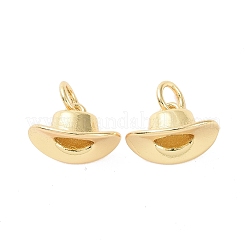 Rack Plating Brass Charms&nbsp;X-ZIRC-C042-11G